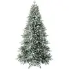 Sapin de Noël artificiel enneigé, 210 cm de haut