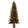 Sapin de Noël artificiel avec LED, 240 cm de haut