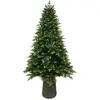 Sapin de Noël artificiel avec tronc, hauteur 210 cm.