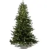 Sapin de Noël artificiel vert à LED, 210 cm de haut