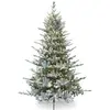 Sapin de Noël enneigé, 270 cm de haut