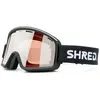 Masque Shred Monocle noir avec verre miroir CBL Silver caramel.