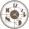 ARTI E MESTIERI horloge murale TEO (Bronze - Métal verni)