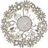 ARTI E MESTIERI horloge murale MARGHERITE (Sabbia e bianco marmo - Mét...