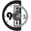 ARTI E MESTIERI horloge murale VICTOR (Nero e Alluminio - Métal verni)