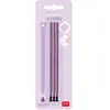 Recharge Legami pour stylo gel effaçable - Pack de 3 - Encre violet