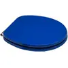 KIAMAMI VALENTINA Siège de toilette bleu électrique en mdf à compatibilité universelle
