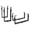 Dataflex Viewgo desk 183 - Crochets de montage - montable sous bureau - noir