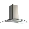 Hotte Décorative GLEM GHS972IX - Evacuation - Inox - 90 cm - 756 m3/h