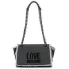 Love Moschino femme sac port   paule denim black