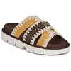 Mules Mou  BIO SANDAL BICOLOR METAL LOG P30963974