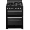 LA GERMANIA SM61DFN Cuisinière 2 Fours Noire