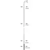 Alpina Rayons 2.00/1.70/2.00 Mm Stainless Steel Double Butted 100 Unités 254 mm