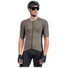 Ale Maillot Alé Color Block manche courte vert olive foncé noir - L