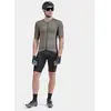 Maillot Alé Color Block manche courte vert olive foncé noir - M