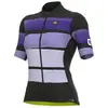 Maillot manches courtes femme ale track violet