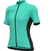 Maillot manches courtes femme ale color block vert d eau