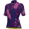 Alé Maillot manches courtes femme ale leaf rose bleu