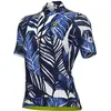Maillot Alé PRS Leaf manche courte bleu blanc femme - M