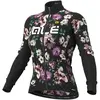 T-shirt Alé Fiori manche longue noir femme - XS