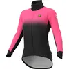 Veste manches longues femme ale gradient rose fluo noir