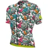 Ale Maillot Alé PRR Tattoo manche courte blanc vert rose - M