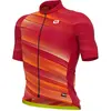 Ale Maillot Alé PRR Green Speed manche courte rouge foncé orange blanc - L