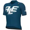 Maillot Alé PR-E Sauvage manches courtes bleu logo blanc - S