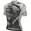 Maillot Alé PR-E Palm manches courtes gris noir - M