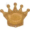 JOUR DE FETE Ballon - Scintillant - Couronne de Princesse - Or - 91 cm - Aluminium