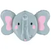 Safari Ballon Aluminium 86 cm - Tête d'éléphant
