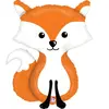 Betallic 91,4 cm Renard Woodland Critter Ballon en Aluminium
