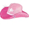 RueDeLaFete Ballon - Chapeau de cow-girl rose