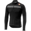 Castelli - Puro 3 Jersey Full Zip - Maillot de cyclisme taille L, noir