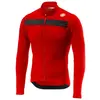 Castelli - Puro 3 Jersey Full Zip - Maillot de cyclisme taille XXL, rouge