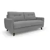 Divani.store Callisto Canapé lit convertible T02 - Gris
