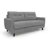 Divani.store Callisto Canapé lit convertible T02 - Gris