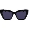 Lunettes de soleil Liu Jo  LJ777S Lunettes de soleil, Noir/Gris, 53 mm