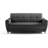 Canapé convertible express 3 places SKY - Tissu Anthracite - 192 x 100...