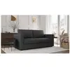 Canapé 3 places - Delta - Tissu Anthracite - Convertible semi-express ...
