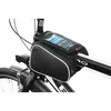 Sacoche pour smartphone BONINBIKE pour cadre de vélo, noire et impermé...