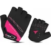 Bonin b-race Gants Courts Été Bump Gel Noir/Fuchsia Taille L avec Amortisseurs