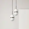 miloox by Sforzin Suspension Domu, Ø 15 cm, bronze/blanc, verre, GX53