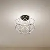 URBAN by Sforzin Plafonnier LED Euclide, noir, métal, largeur 35 cm