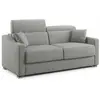 Divani.store Amber Canapé lit - Gris