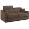 Divani.store Amber Canapé lit convertible T05 - Brun