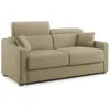 Divani.store Amber Canapé lit convertible en tissu détachable T05 191 cm (mat. 140x197) camel