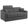 Divani.store Amber Canapé lit convertible - Anthracite