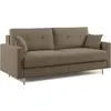 Divani.store Megan Canapé convertible T11 188 cm - Brun