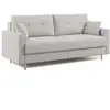 Divani.store Divani Megan Canapé convertible - Gris clair